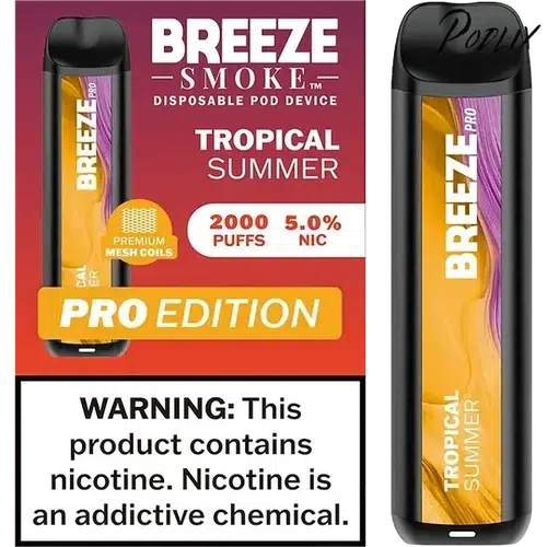 Breeze Pro Tropical Summer Flavor - Disposable Vape