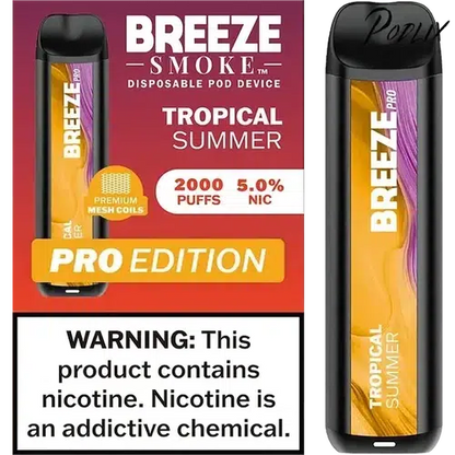 Breeze Pro Tropical Summer Flavor - Disposable Vape