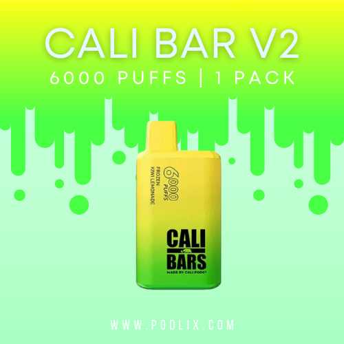 Cali Bars V2 Flavor - Disposable Vape