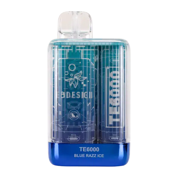 EB Design TE6000 Blue Razz Ice Flavor - Disposable Vape