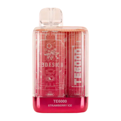 EB Design TE6000 Strawberry Ice Flavor - Disposable Vape