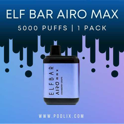 Elf Bar Airo Max 5000 Flavor - Disposable Vape