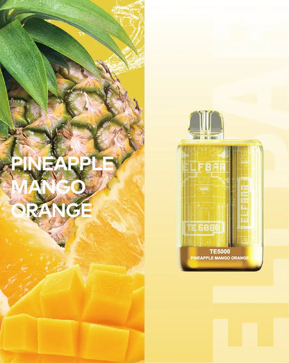 Elf Bar TE5000 Pineapple Mango Orange Flavor - Disposable Vape