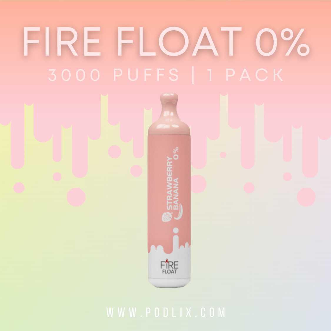 Fire Float zero Nicotine Flavor - Disposable Vape