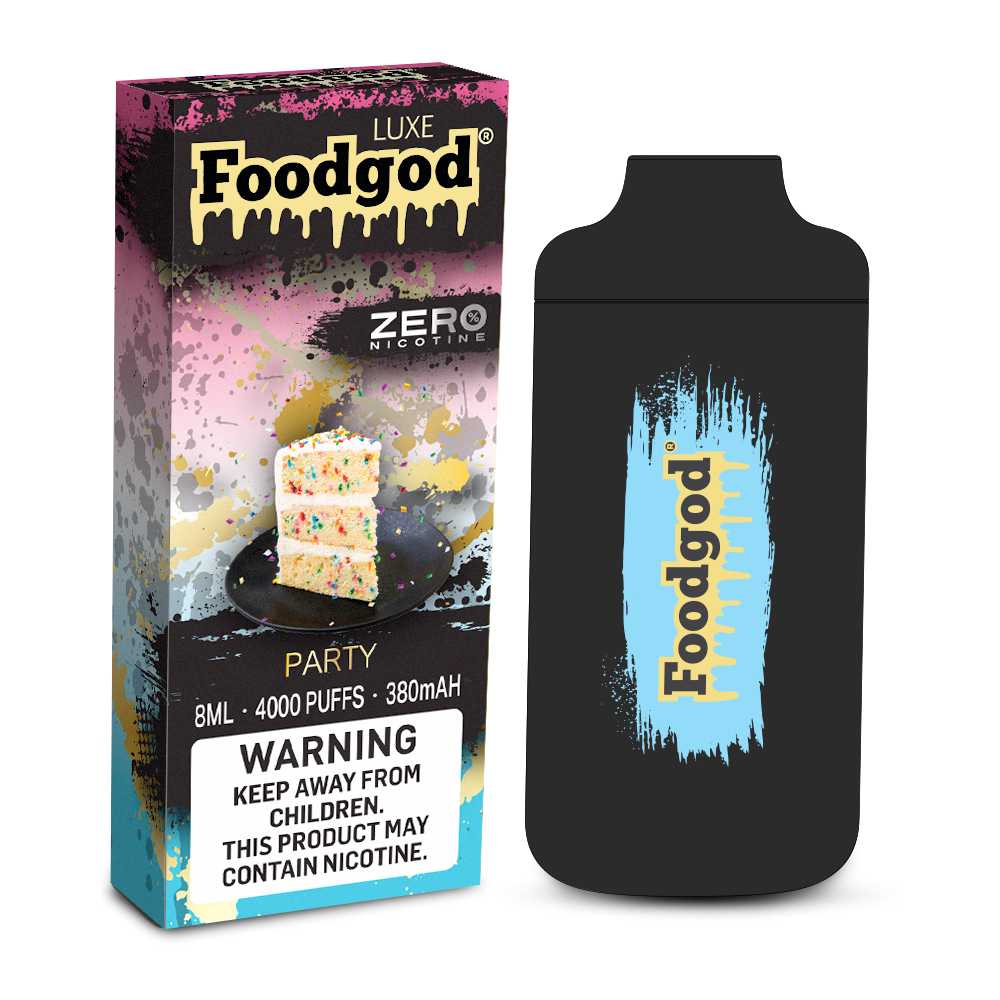 Foodgod Luxe Vape zero Nic Party Flavor - Disposable Vape