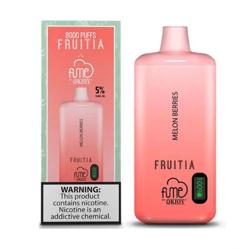 Fruitia x Fume Melon Berries Flavor - Disposable Vape