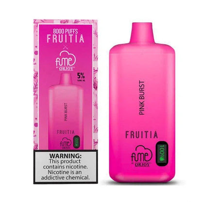 Fruitia x Fume Pink Burst Flavor - Disposable Vape