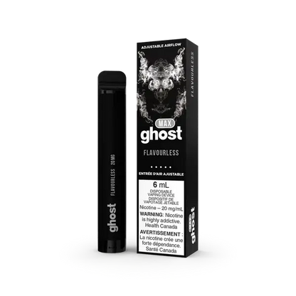 Ghost MAX FLAVOURLESS Flavor - Disposable Vape