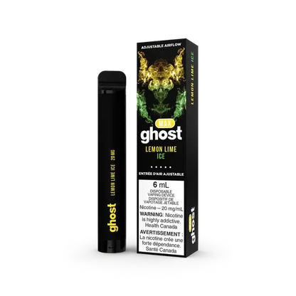 Ghost MAX LEMON LIME ICE Flavor - Disposable Vape