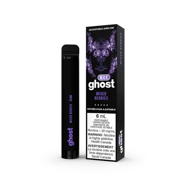 Ghost MAX MIXED BERRIES Flavor - Disposable Vape