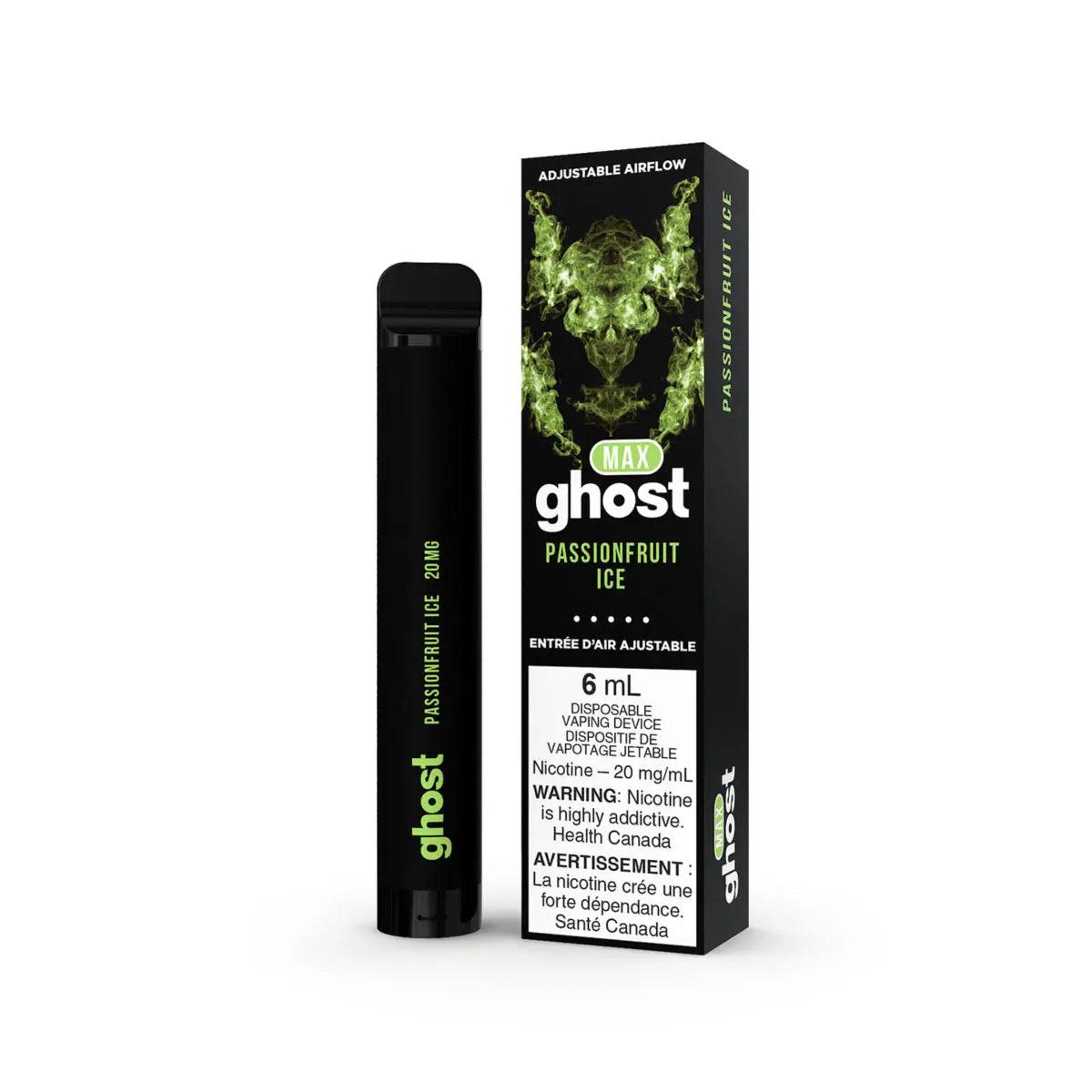 Ghost MAX PASSIONFRUIT ICE Flavor - Disposable Vape