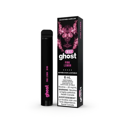Ghost MAX PINK LEMON Flavor - Disposable Vape