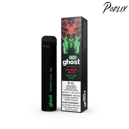 Ghost MEGA STRAWBERRY KIWI ICE Flavor - Disposable Vape
