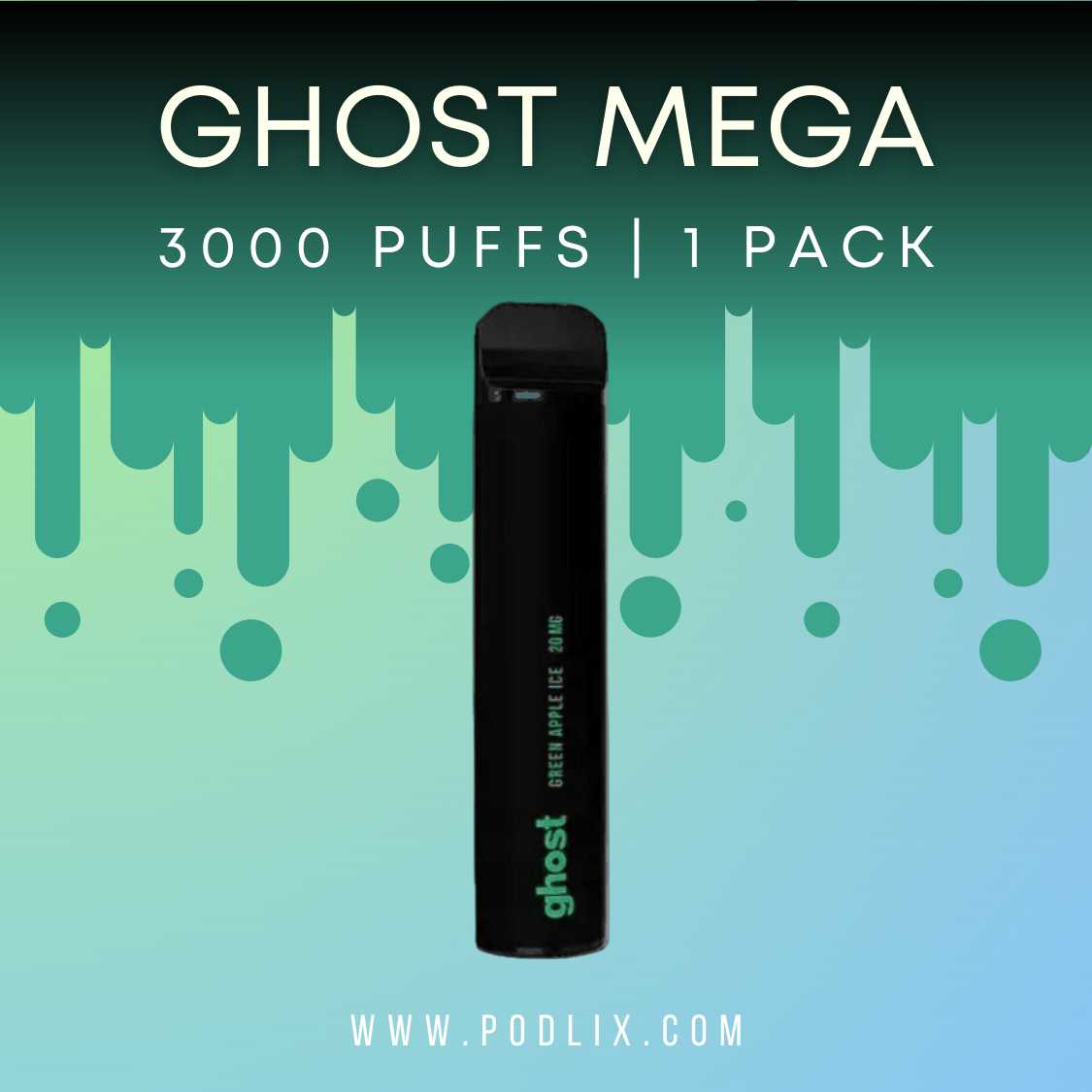 Ghost MEGA Flavor - Disposable Vape
