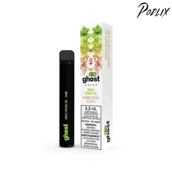 Ghost XL APPLE PEACH ICE Flavor - Disposable Vape