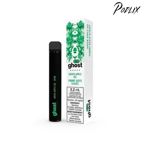 Ghost XL GREEN APPLE ICE Flavor - Disposable Vape