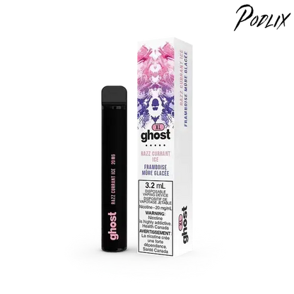 Ghost XL RAZZ CURRANT ICE Flavor - Disposable Vape