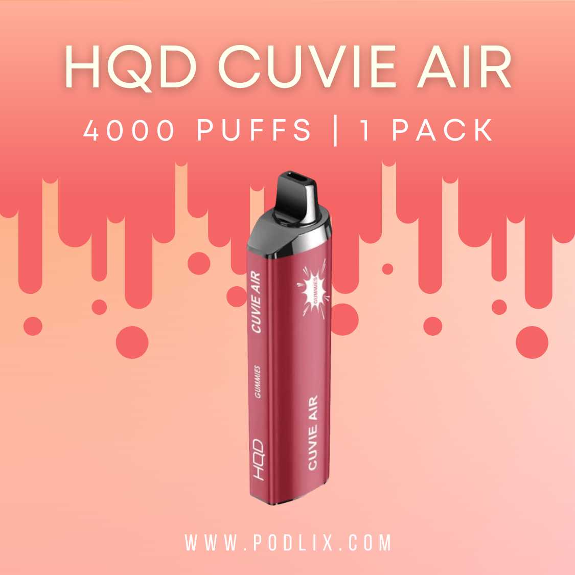 HQD Cuvie Air Flavor - Disposable Vape