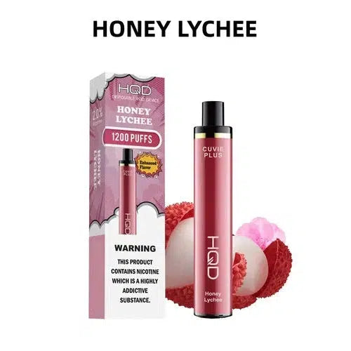 HQD Cuvie Plus Honey Lychee Flavor - Disposable Vape