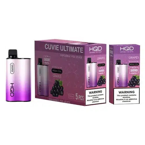 HQD Cuvie Ultimate Grapes Flavor - Disposable Vape