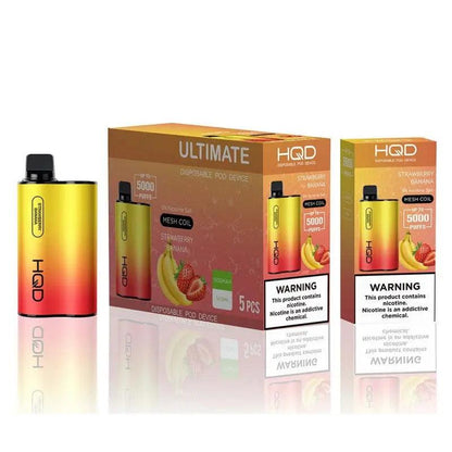 HQD Cuvie Ultimate Strawberry Banana Flavor - Disposable Vape
