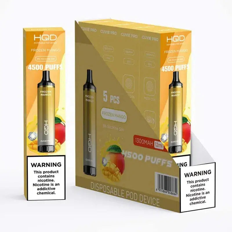 HQD XXL Cuvie Pro Frozen Mango Flavor - Disposable Vape