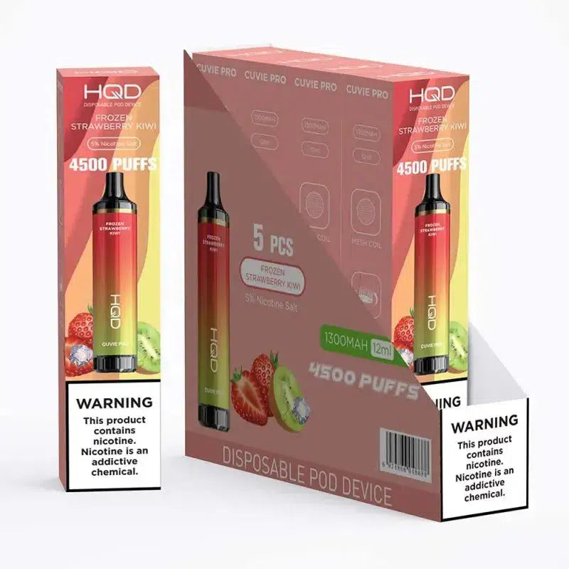 HQD XXL Cuvie Pro Frozen Strawberry Kiwi Flavor - Disposable Vape