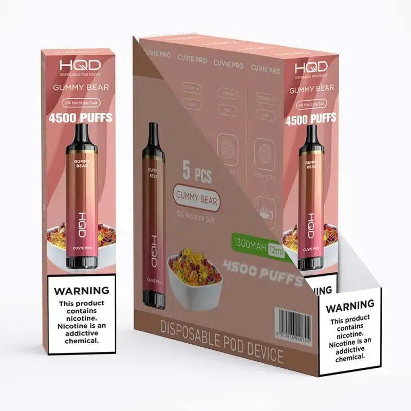 HQD XXL Cuvie Pro Gummy bear Flavor - Disposable Vape