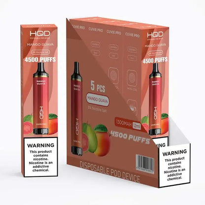 HQD XXL Cuvie Pro Mango Guava Flavor - Disposable Vape