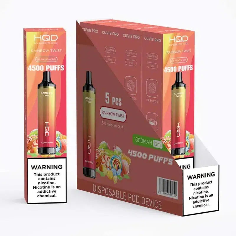 HQD XXL Cuvie Pro Rainbow Candy Flavor - Disposable Vape