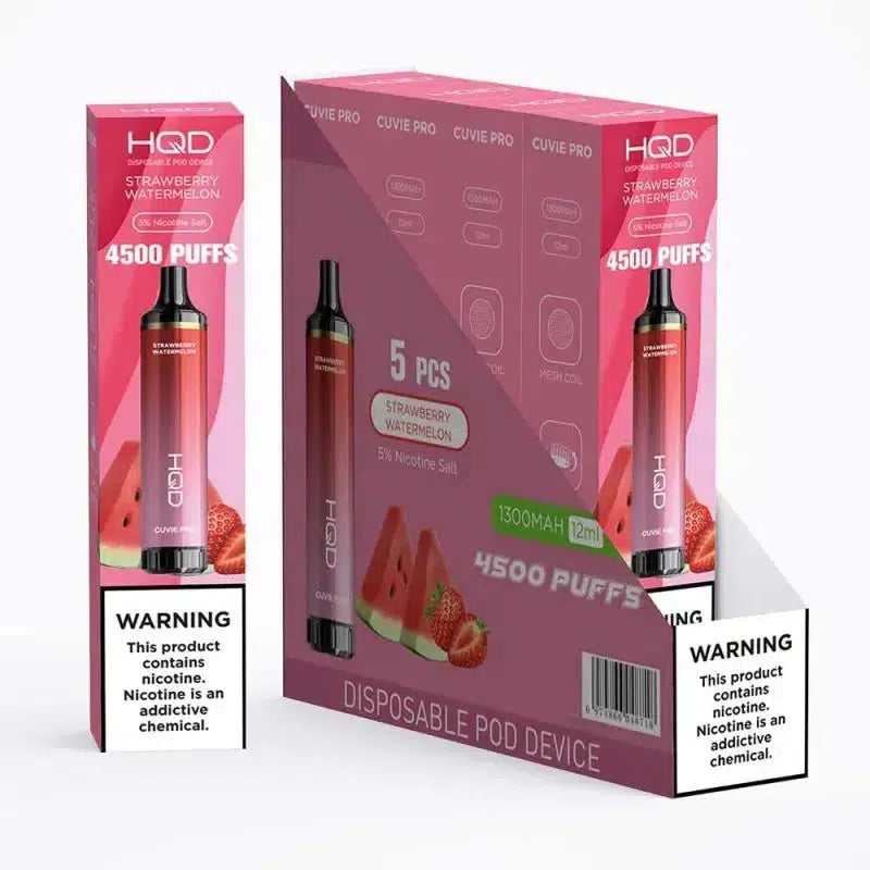 HQD XXL Cuvie Pro Strawberry Watermelon Flavor - Disposable Vape