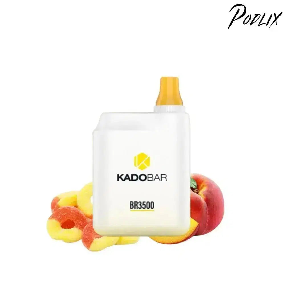 Kado Bar BR3500 White Peachy Gummy Flavor - Disposable Vape
