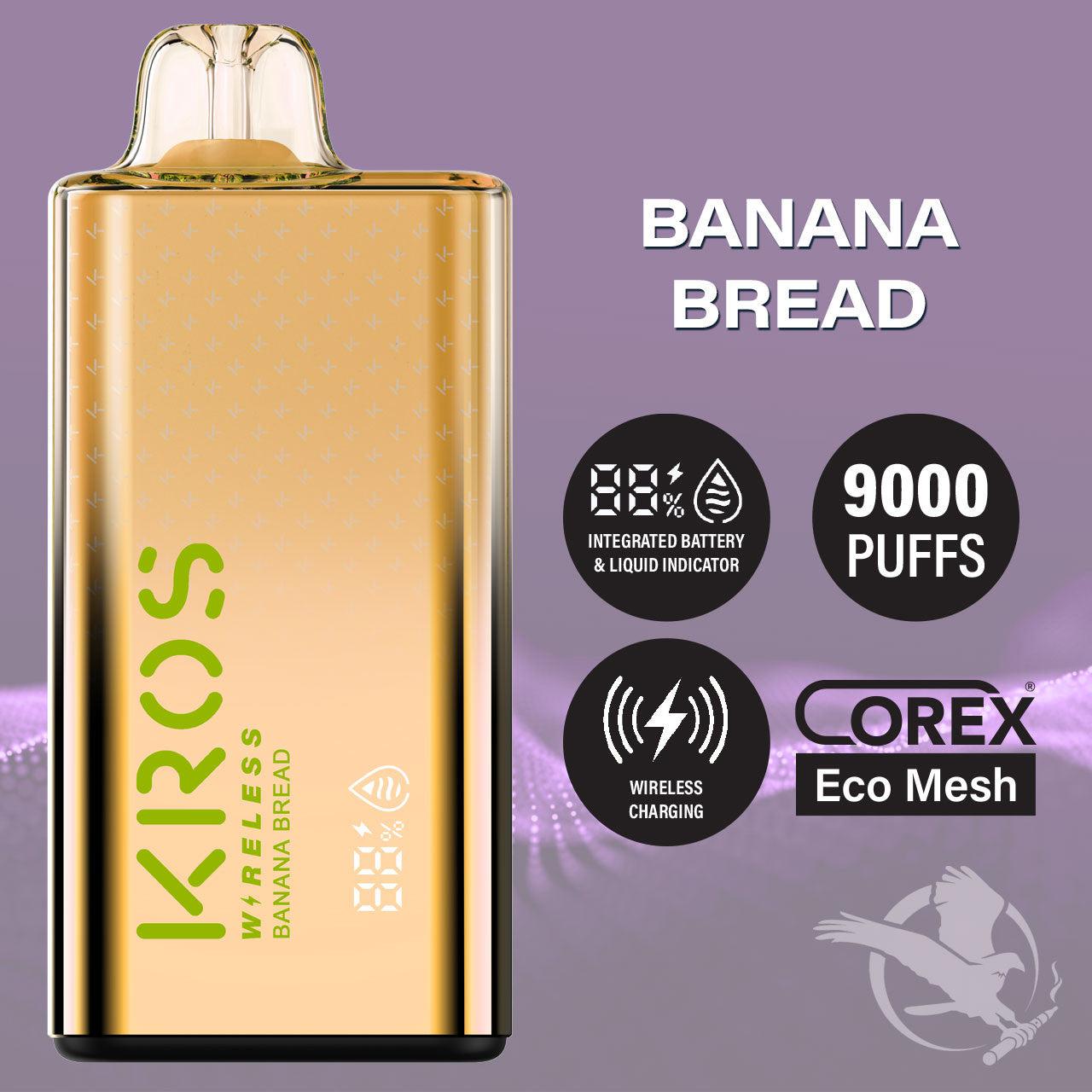 Kros Wireless Banana Bread Flavor - Disposable Vape