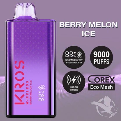 Kros Wireless Berry Melon Ice Flavor - Disposable Vape