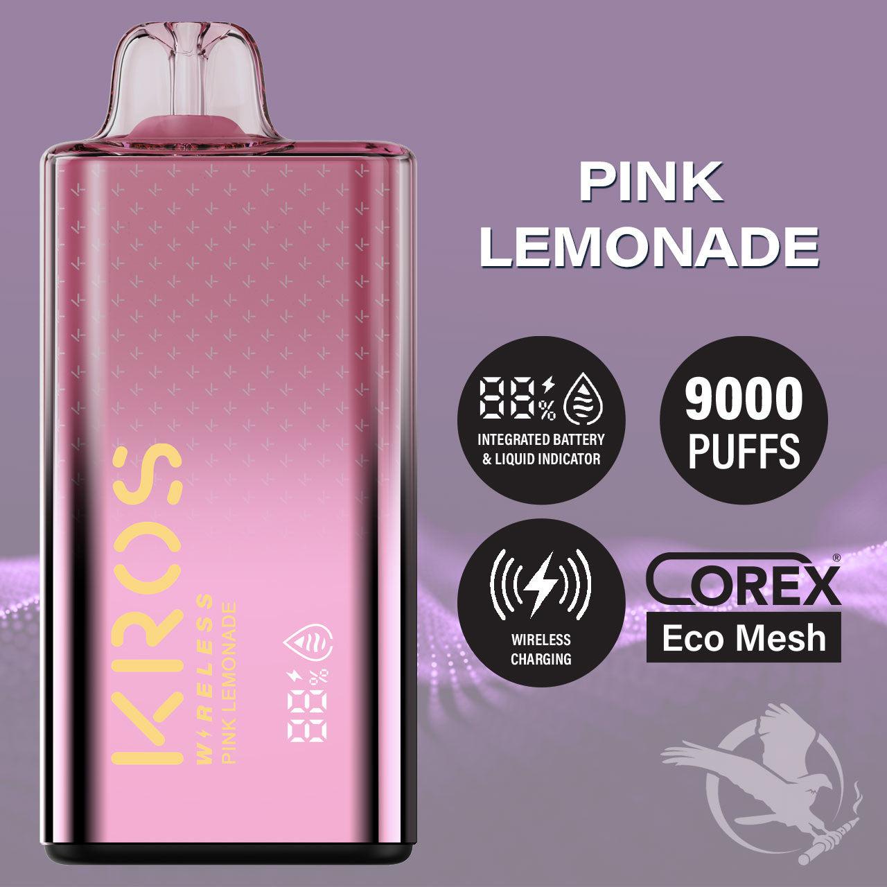 Kros Wireless Pink Lemonade Flavor - Disposable Vape