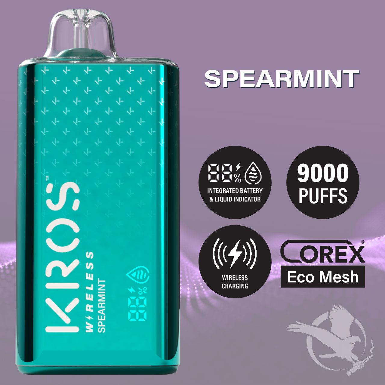 Kros Wireless Spearmint Flavor - Disposable Vape