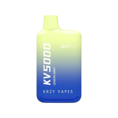KRZY KV5000 Lemon Mint Flavor - Disposable Vape
