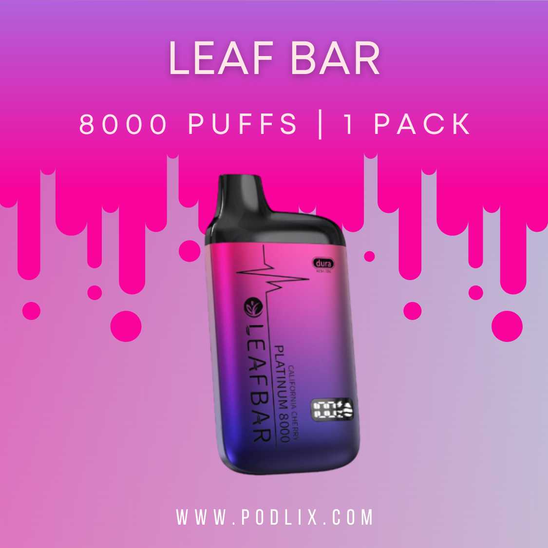Leaf Bar Platinum Flavor - Disposable Vape