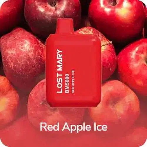 Lost Mary BM5000 Red Apple Ice Flavor - Disposable Vape