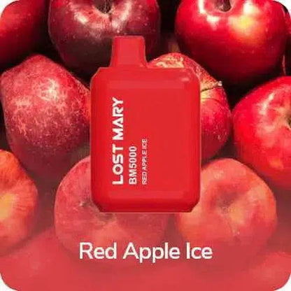 Lost Mary BM5000 Red Apple Ice Flavor - Disposable Vape