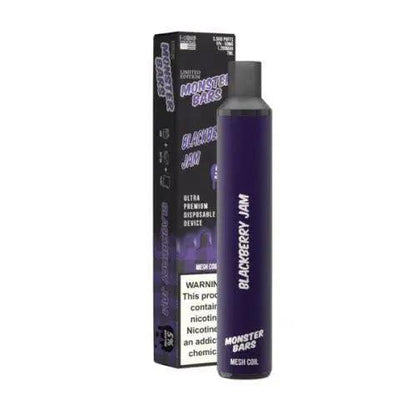 Monster Bar 3500 Blackberry Jam Flavor - Disposable Vape