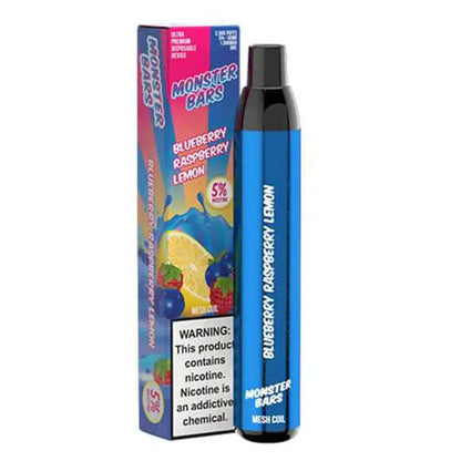 Monster Bar 3500 Blueberry Raspberry Lemon Flavor - Disposable Vape