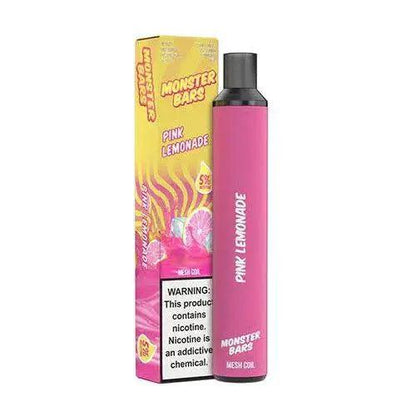 Monster Bar 3500 Pink Lemonade Flavor - Disposable Vape