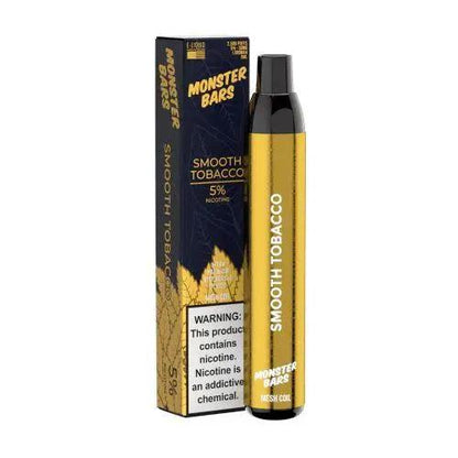 Monster Bar 3500 Smooth Tobacco Flavor - Disposable Vape