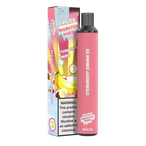 Monster Bar 3500 Strawberry Banana Ice Flavor - Disposable Vape