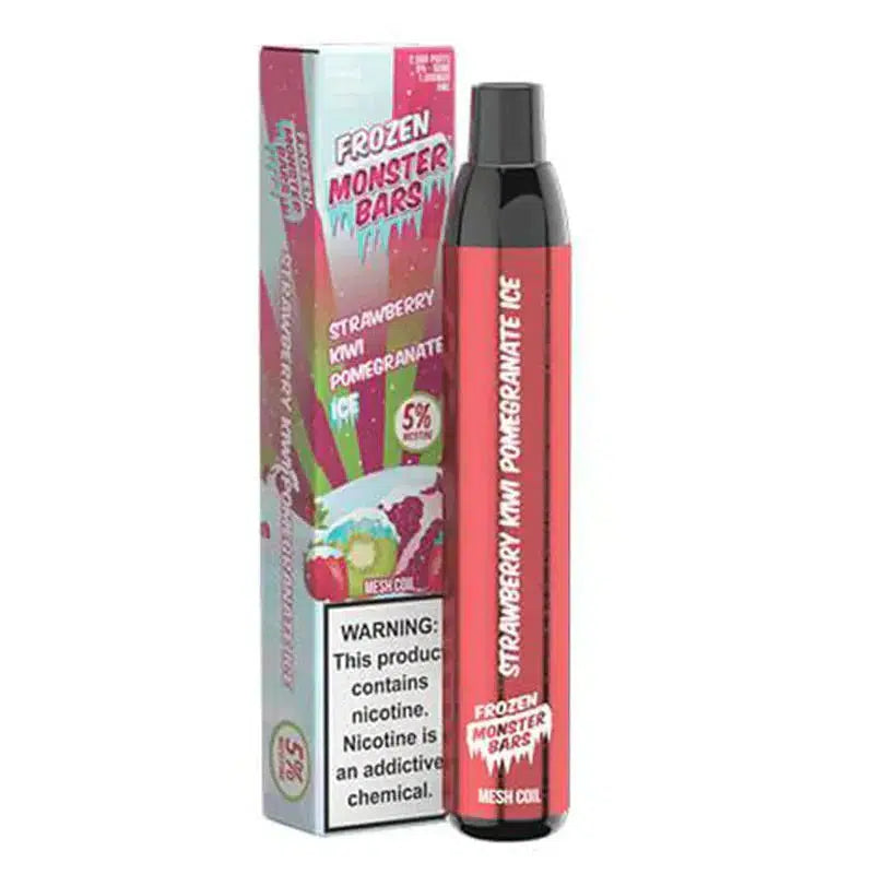 Monster Bar 3500 Strawberry Kiwi Pomegranate Flavor - Disposable Vape