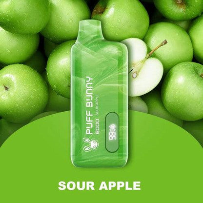 Puff Bunny 8000 Sour apple Flavor - Disposable Vape