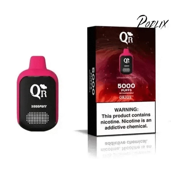 QR 5000 Strawberry Slush Flavor - Disposable Vape