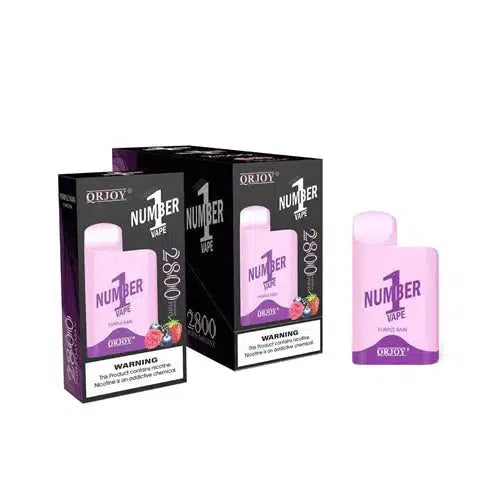 QRJOY Number Purple Rain Flavor - Disposable Vape