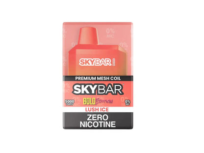 SKYBAR Bold Zero Nicotine Lush Ice Flavor - Disposable Vape